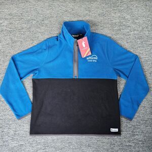 Cotopaxi Women's XL Amado 1/2 Zip Fleece Blue Black Colorblocked Recycled NWT